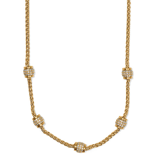 Womens Brighton Meridian Petite Short Necklace in Gold