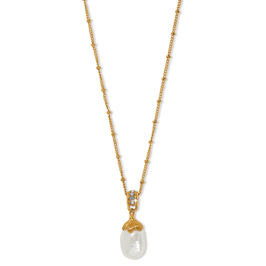 Womens Brighton Everbloom Pearl Drop Necklace