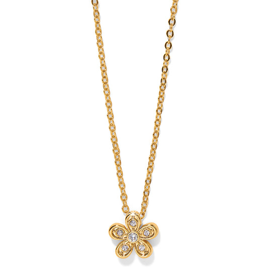 Womens Brighton Enchanting Flower Necklace in Gold