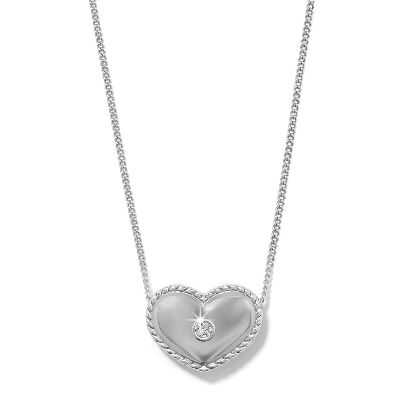 Womens Brighton Illumina Celeste Heart Bold Necklace