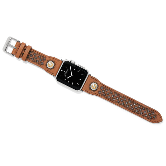Womens Brighton Mosaic Leather Watch Band