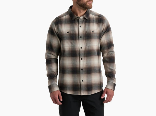 Kuhl The Law LS Flannel Shirt in Quicksand