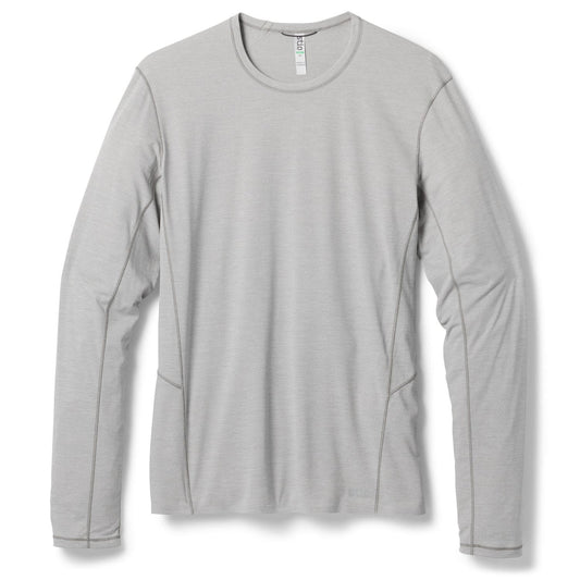 Stio Mens Lucent Long Sleeve Tee in Quiet Grey Heather