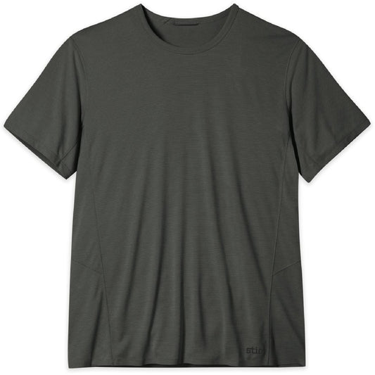 Stio Mens Lucent Short Sleeve Tee in Raven