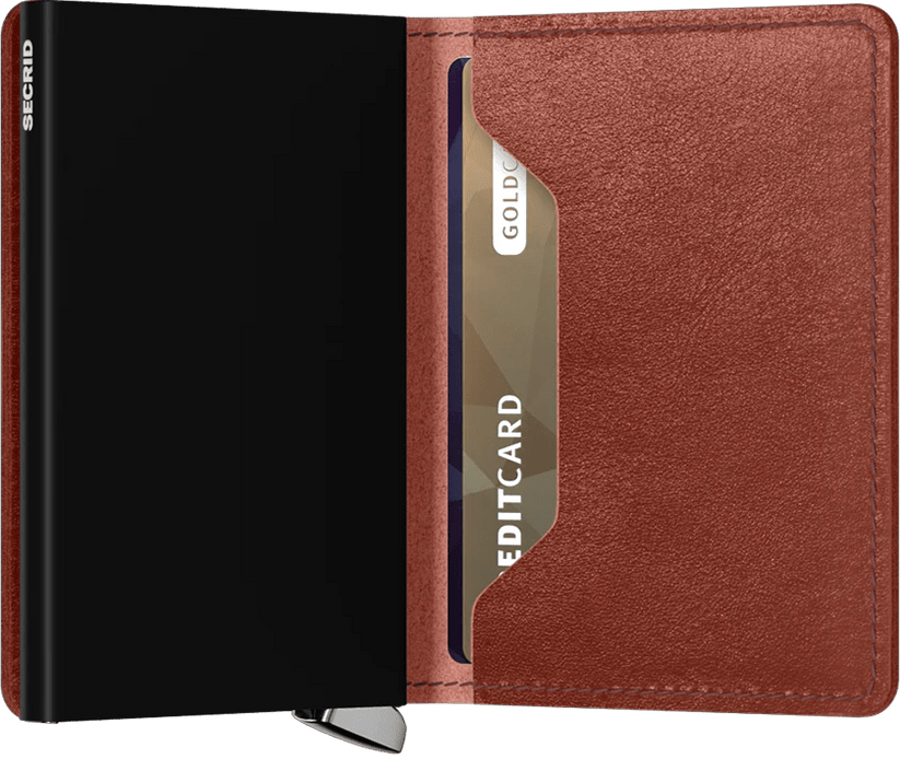 Secrid Premium Slim Wallet in Basco Brown