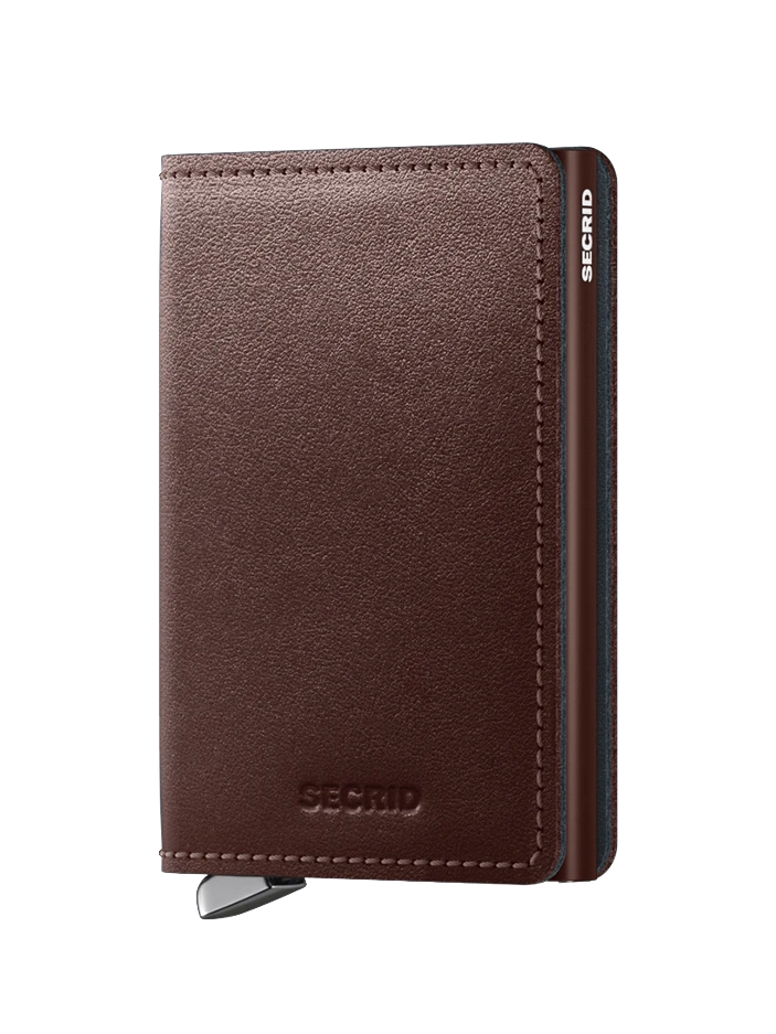 Secrid Premium Slim Wallet in Dusk Dark Brown