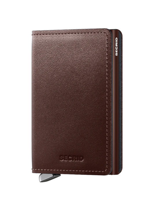 Secrid Premium Slim Wallet in Dusk Dark Brown