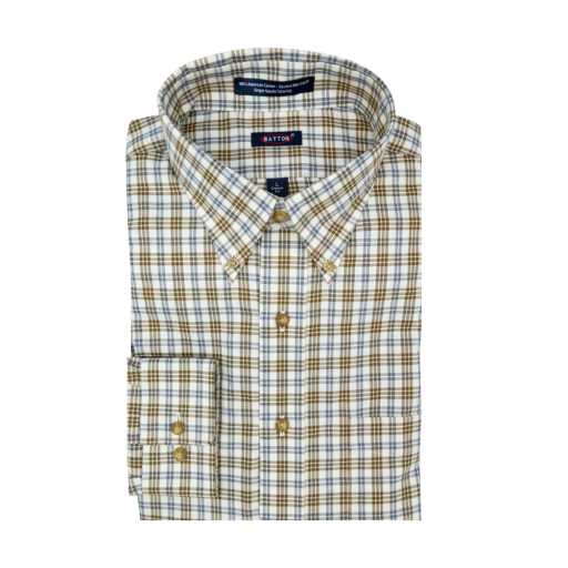 Hornor & Harrison Jeremiah Button Down Sport Shirt in Multi Plaid
