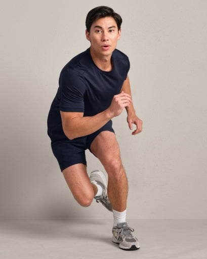 Rhone Mens Invictus V2 Short Sleeve Training Tee in True Navy