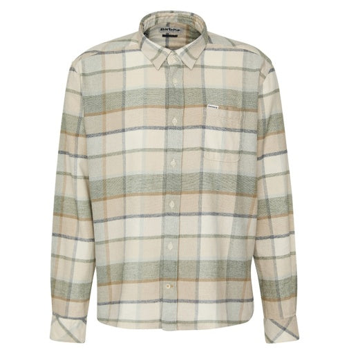 Barbour Mens Copswell Relaxed Fit Sporshirt in Stone