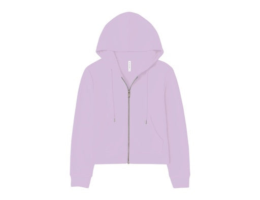 Womens 7 Diamonds Rev Full Zip Hoodie in Violet