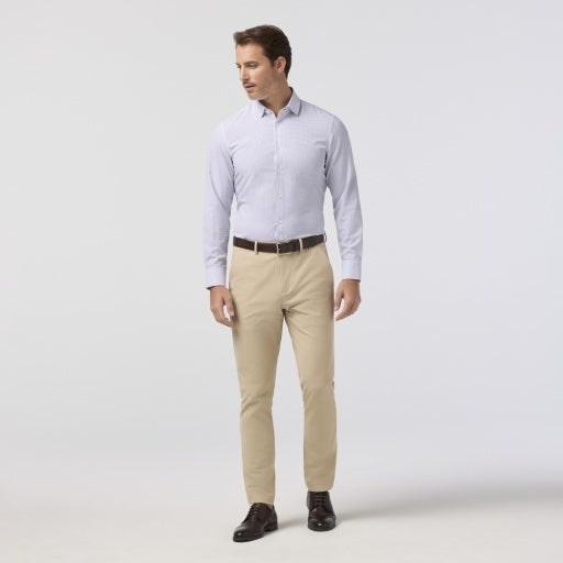 Mizzen + Main Leeward Trim Fit Sport Shirt in Passion Purple Multi Diamond