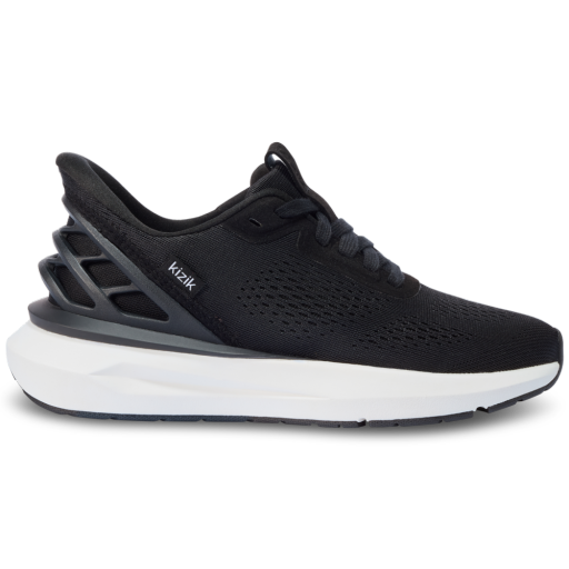 Kizik Athens 2 Slip in Shoe in Black/White
