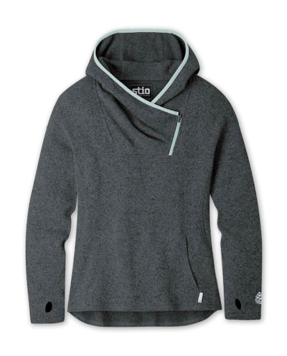 Womens Stio Sweetwater Fleece Hoodie in Abyss