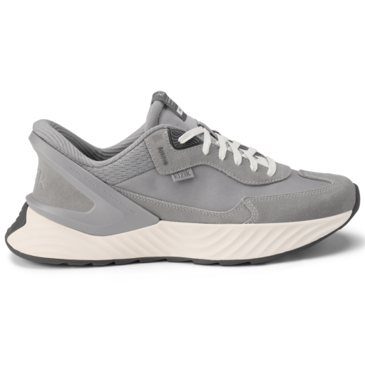 Kizik Monaco Slip in Sneaker in Alloy
