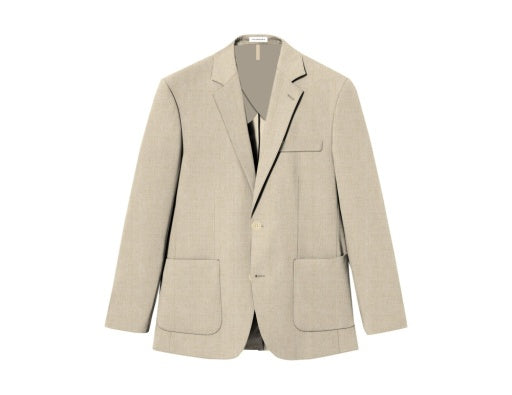 7 Diamonds Mens Saltwood Sportcoat in Oat