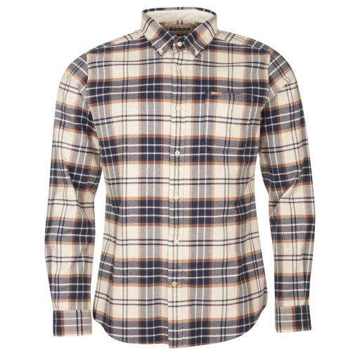 Barbour Mens Tailored Fit Sportshirt in Ecru