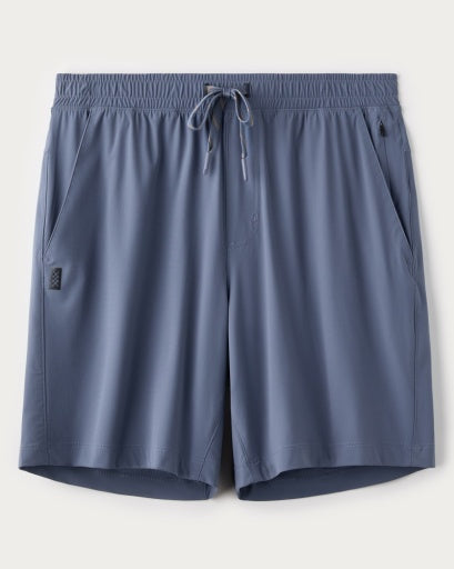 Rhone Mens 7" Unlined Pursuit Short in Shale Blue