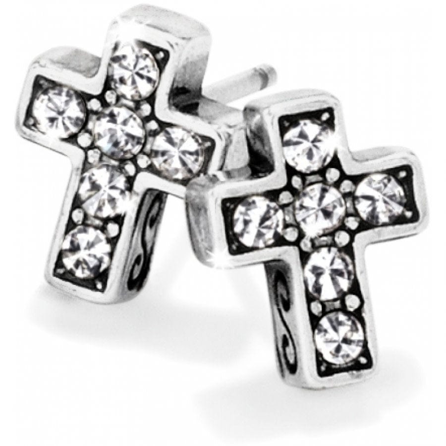 Womens Brighton Starry Night Cross Mini Post Earrings