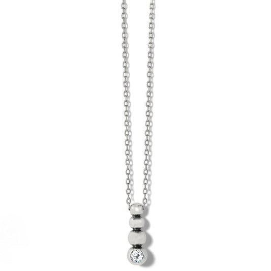 Womens Brighton Twinkle Granulation Reversible Drop Necklace