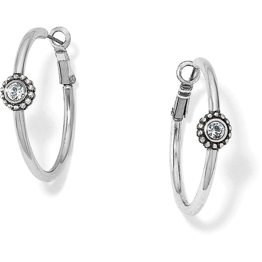 Womens Brighton Twinkle Medium Hoop Post Earrings