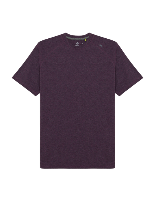 TASC Carrollton Performance Crewneck SS Tee in Comet Purple