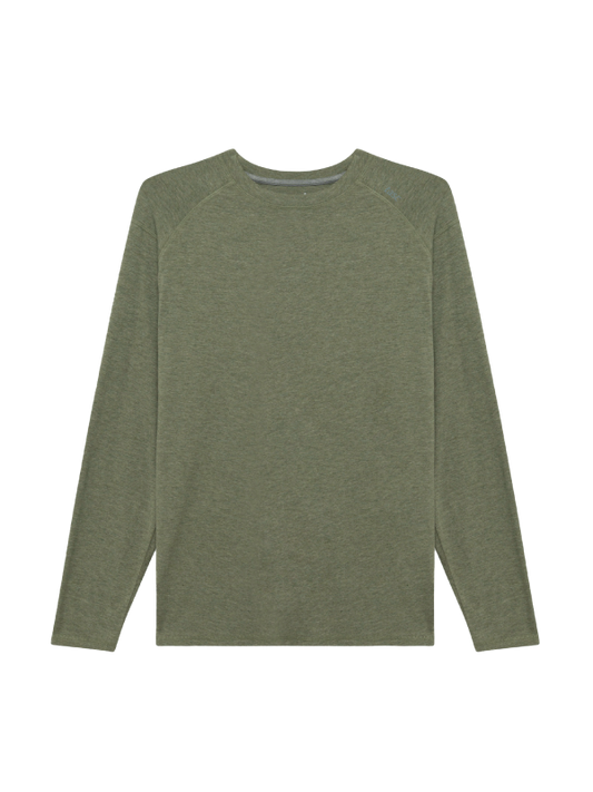 TASC Mens Carrollton Performance LS Tee in Cactus