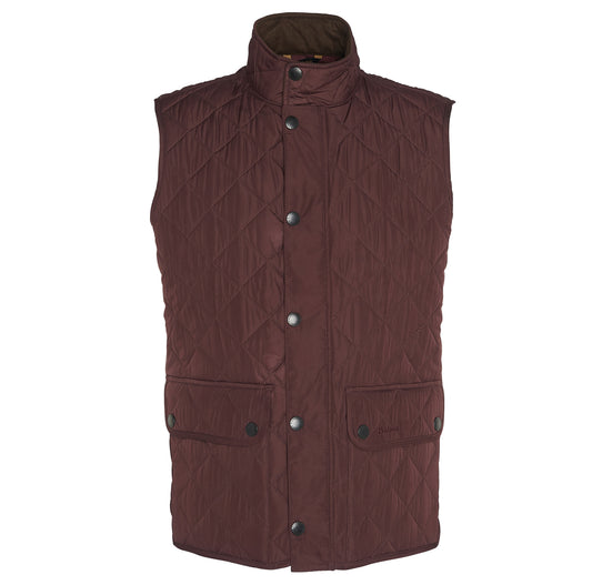 Barbour Mens Lowerdale Gilet Vest in Winter Blackberry