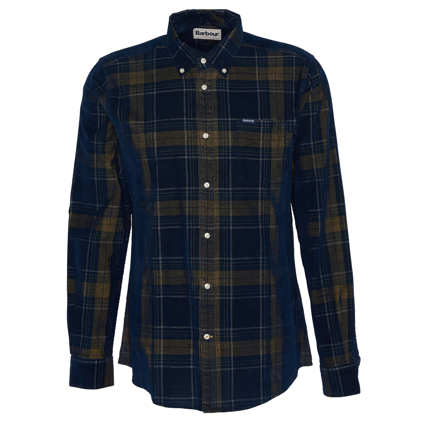 Barbour Mens Southfield Tailored Fit Sportshirt in Inky Blue