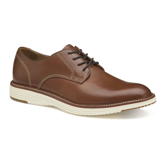 Johnston & Murphy Upton Plain Toe in Tan Full Grain