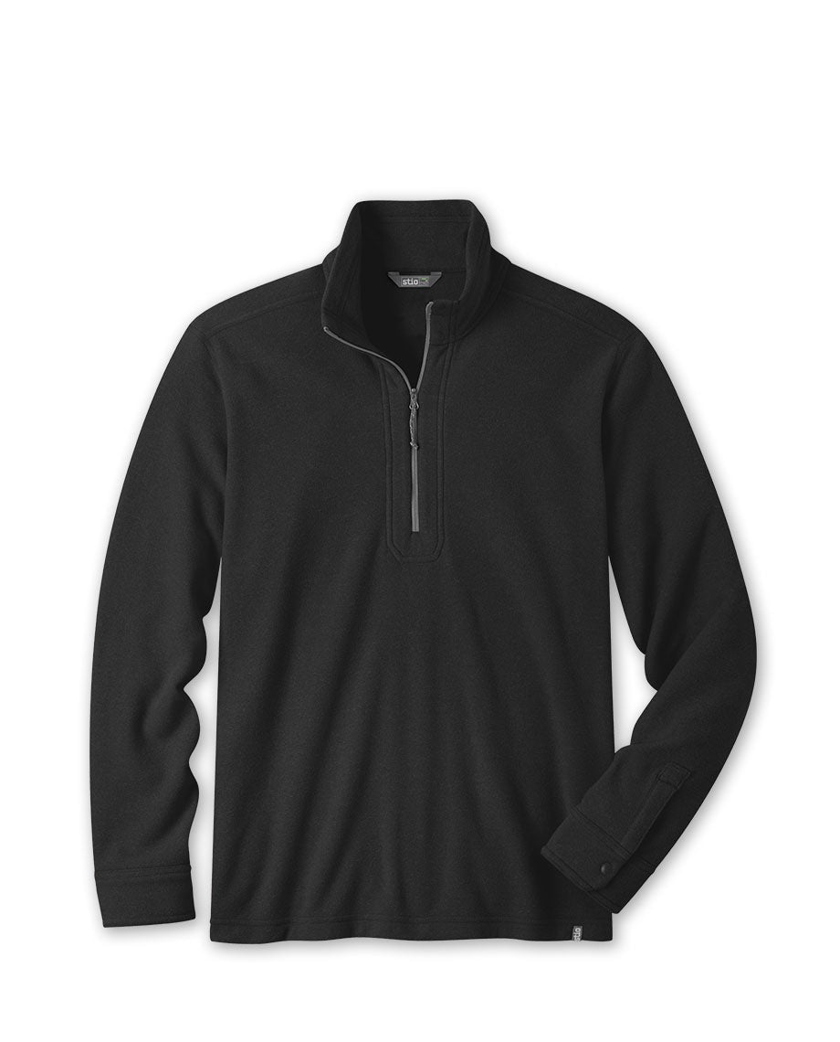 Stio Mens Turpin Fleece Half Zip in Abyss