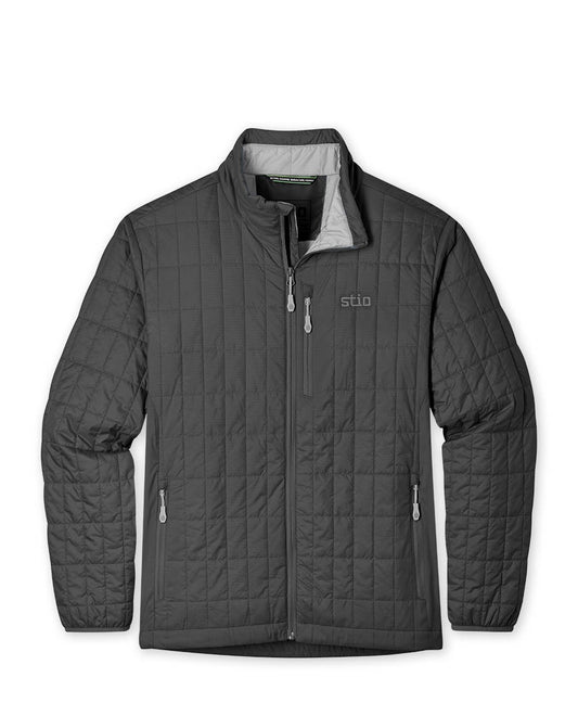 Stio Mens Azura Insulated Jacket in Boundary Black