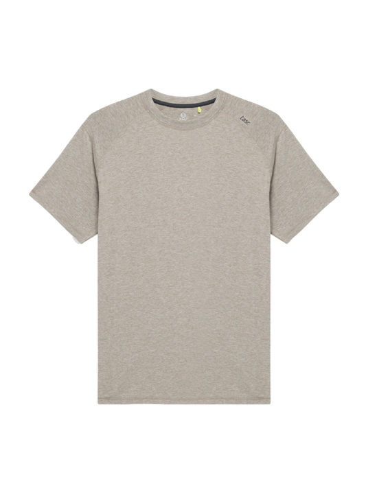 TASC Carrollton Performance Crewneck SS Tee in Grey Oak