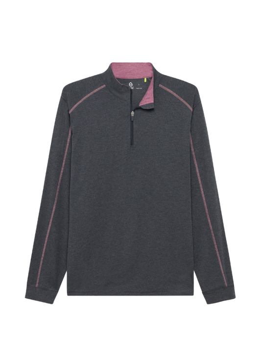 TASC Carrollton Performance Quarter Zip in Iron/Aurora