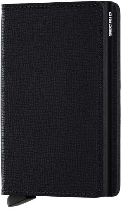 Secrid Slim Wallet in Crisple Black