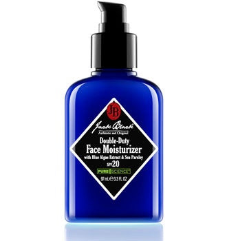 Jack Black 8.5 oz Double-Duty Face Moisturizer SPF 20 with Blue Algae Extract & Sea Parsley