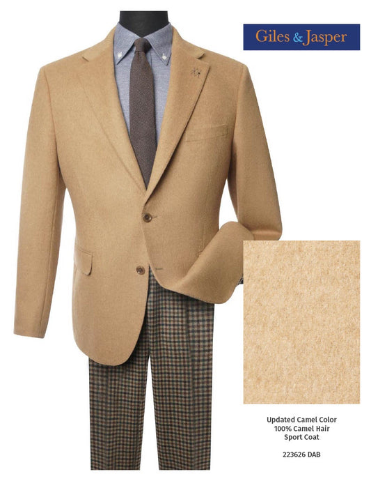Giles and Jasper Camel Hair Sportcoat