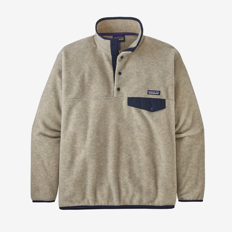 Patagonia Mens Synchilla Snap-T Pullover in Oatmeal Heather