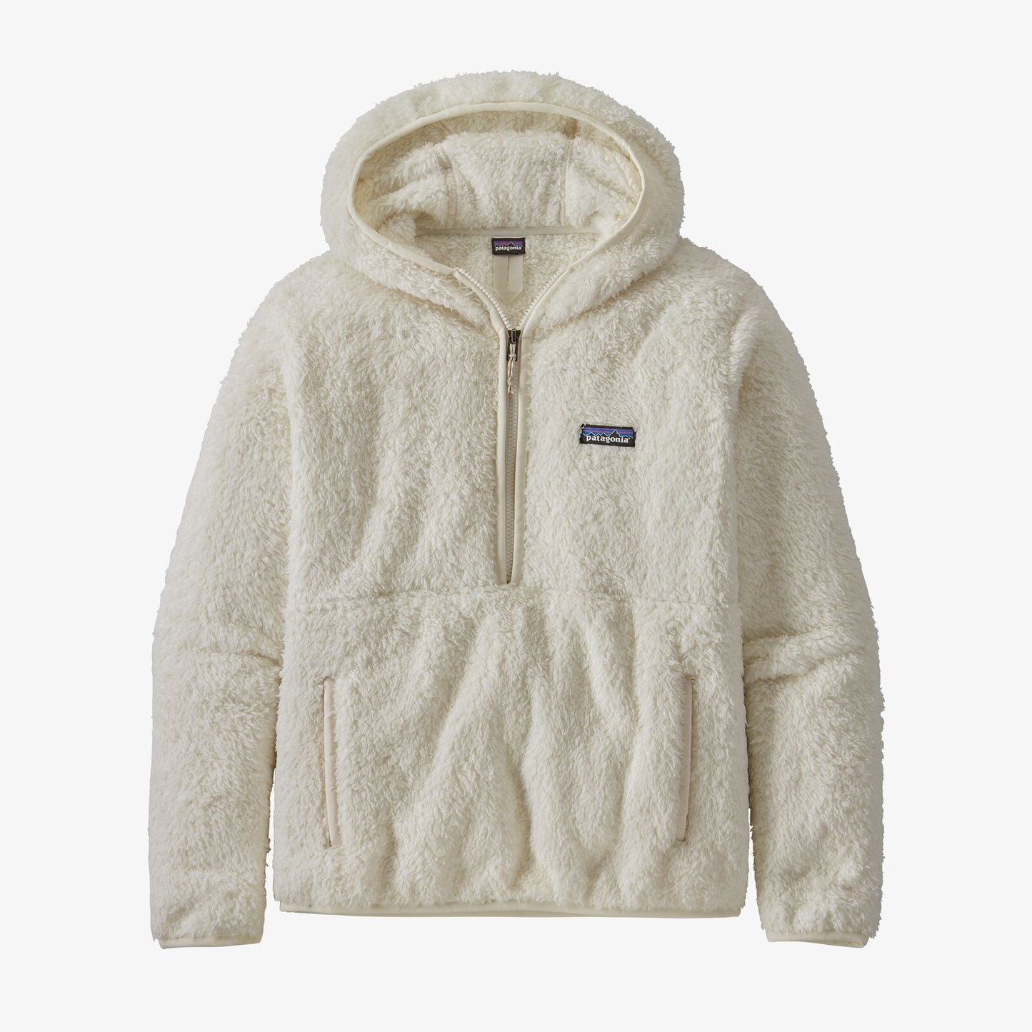 Womens Patagonia Los Gatos Hooded Pullover in Birch White