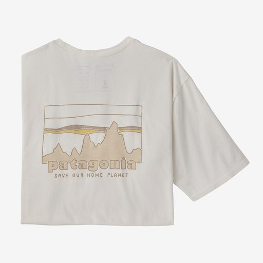 Patagonia Men's '73 Skyline Organic T-Shirt in Birch White