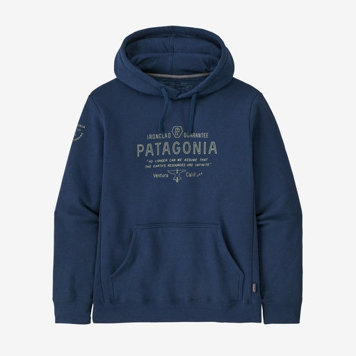 Patagonia Mens Forge Mark Uprisal Hoody in Lagom Blue