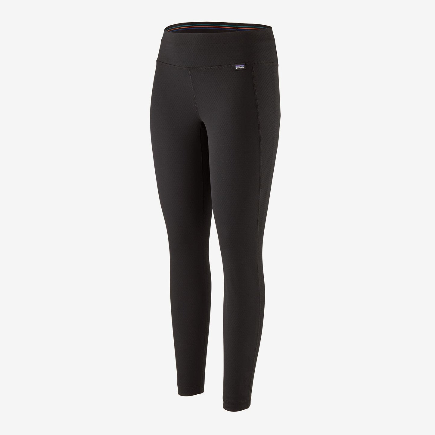 Womens Patagonia Capilene Midweight Bottoms in Black