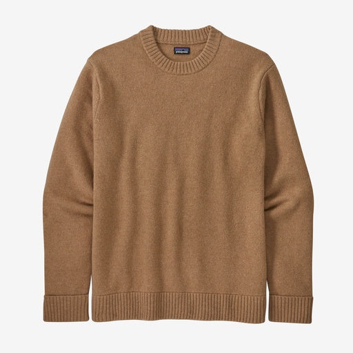 Patagonia Mens Recycled Wool-Blend Sweater in Grayling Brown