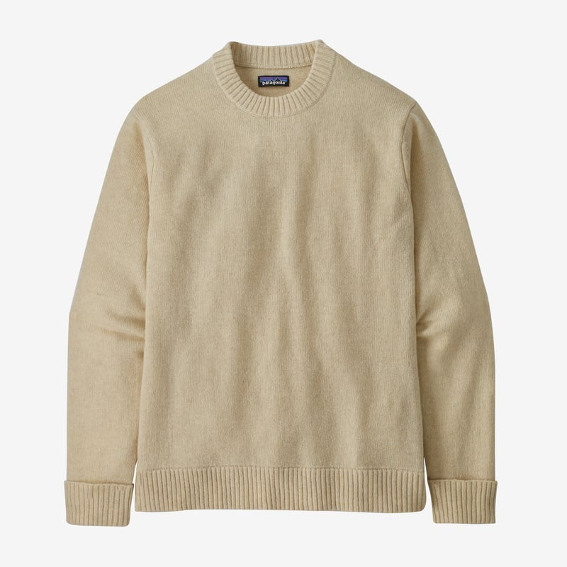Patagonia Mens Recycled Wool-Blend Sweater in Natural
