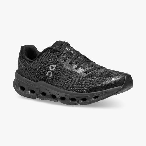 ON Running Mens Cloudgo Lightweight Shoe in Black/Eclipse-Wide Sizes