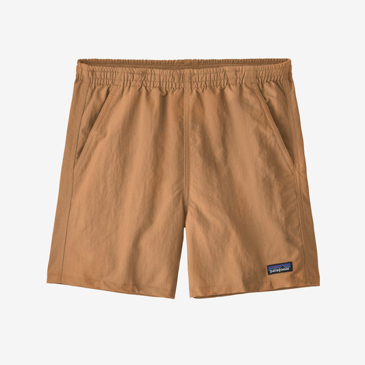 Womens Patagonia 5 inch Inseam Baggies Shorts in Dark Camel