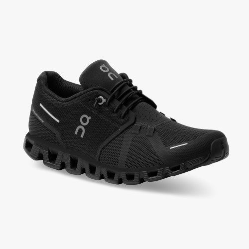 ON Running Mens Cloud 5 Lightweight Shoe in All Black