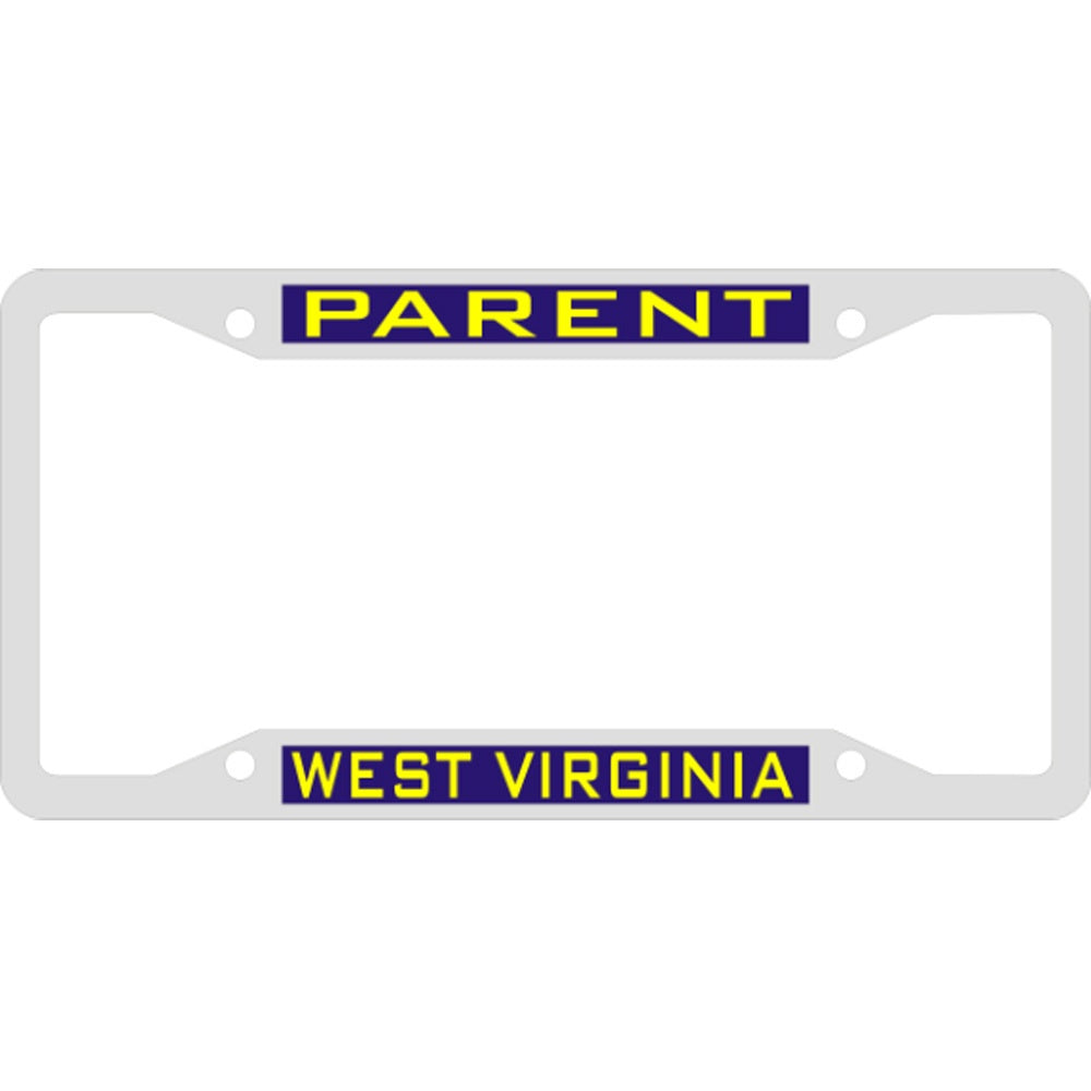 WVU Parent License Plate Frame