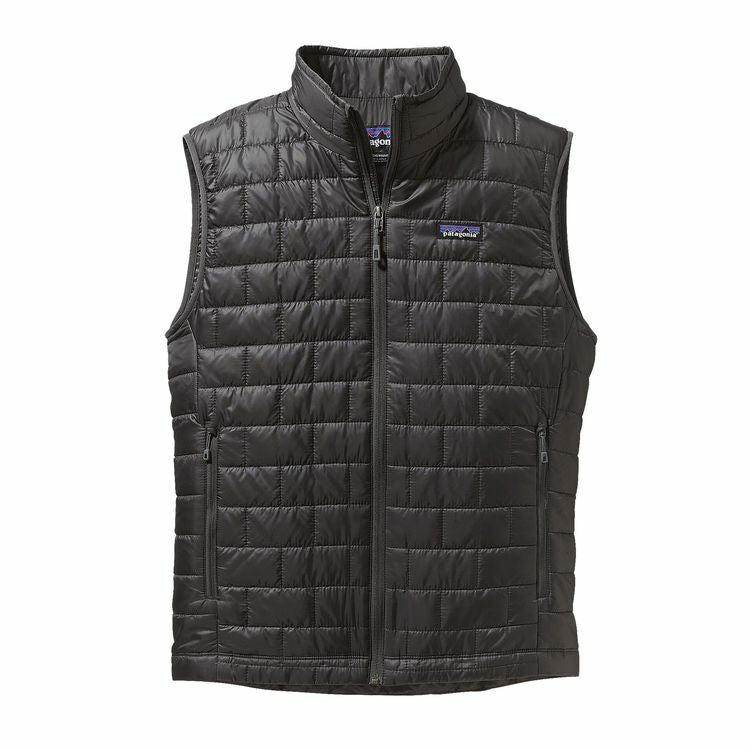 Patagonia Mens Nano Puff Vest in Forge Grey