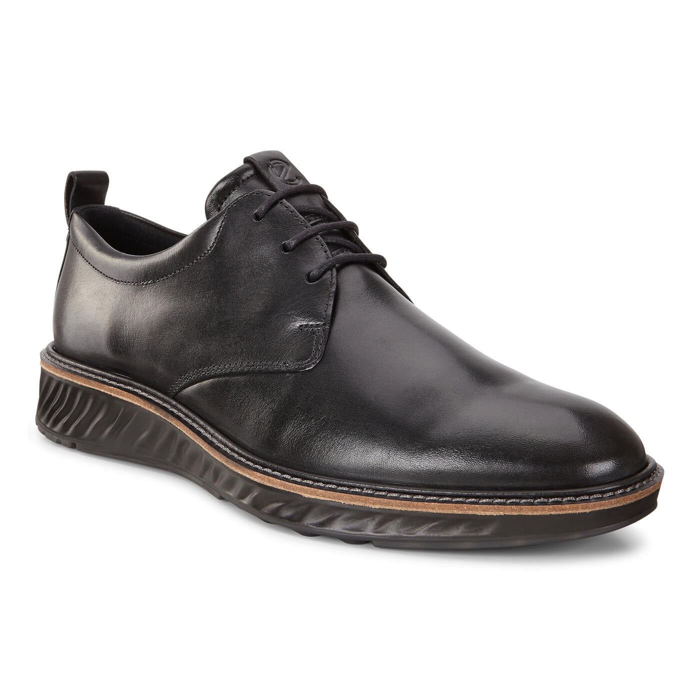 ECCO ST. 1 Hybrid Lace Up Shoe in Black
